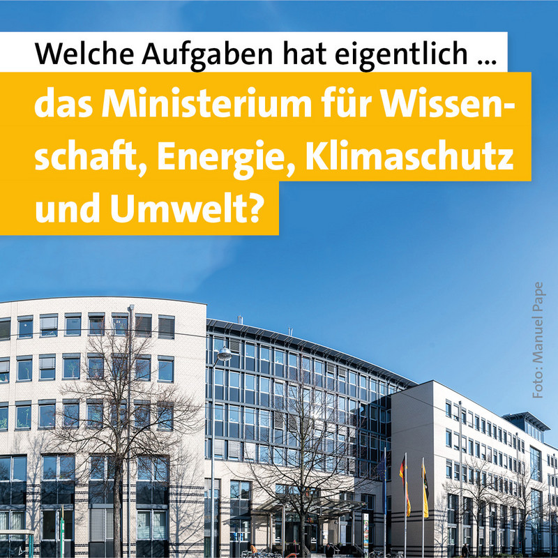 Das Bild zeigt das Gebäude des Ministeriums.