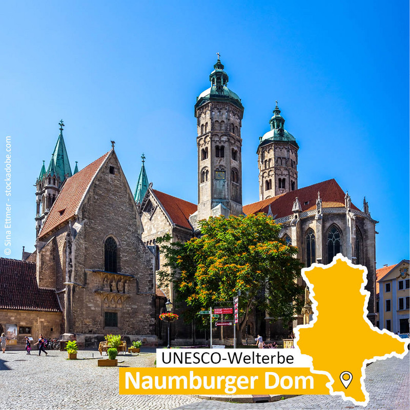 Das Bild zeigt den Naumburger Dom.