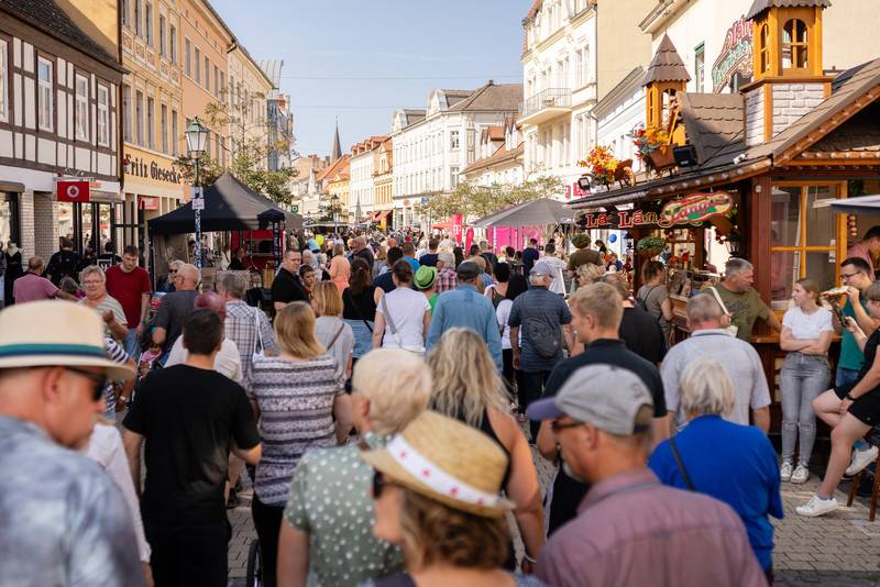 Auf dem Festgelände.