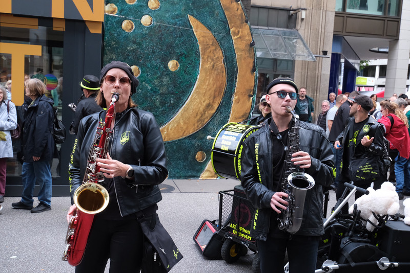 Musik am Stand von Sachsen-Anhalt.